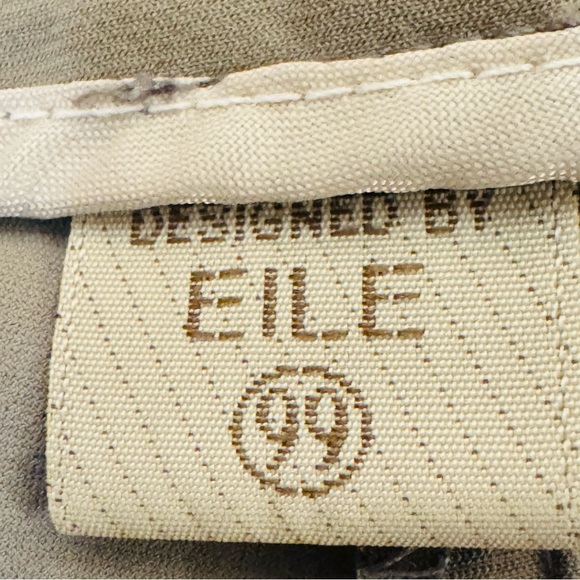 Eile 99 tan cropped lightweight travel pants size 12
 b59 - Picture 2 of 6